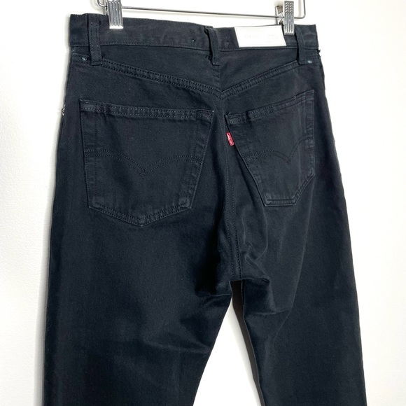 Re/Done | Vintage ReDone Levi’s High Rise Black Jeans Kendall Jenner 26 - Picture 5 of 13